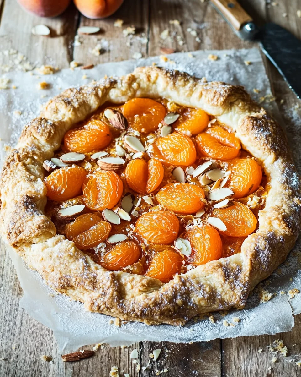 Aprikosen-Galette mit Mandelplättchen 21 Aprikosen-Galette mit Mandelplättchen