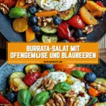 Burrata-Salat mit Ofengemüse und Blaubeeren 23 Pinterest Hidden Image