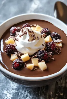 Cremiger Schokoladenpuddingbrei 30 Cremiger Schokoladenpuddingbrei