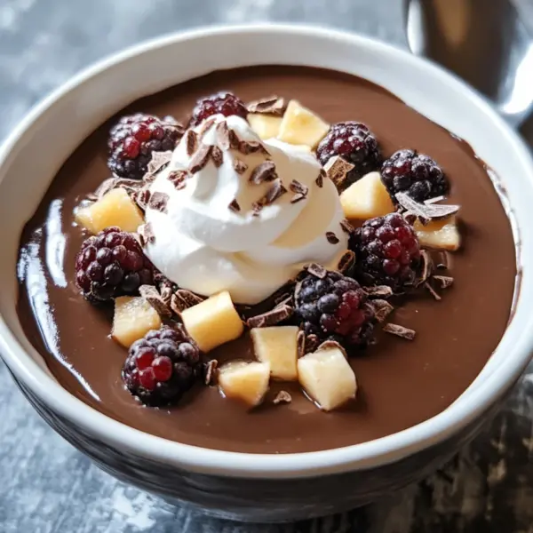 Cremiger Schokoladenpuddingbrei