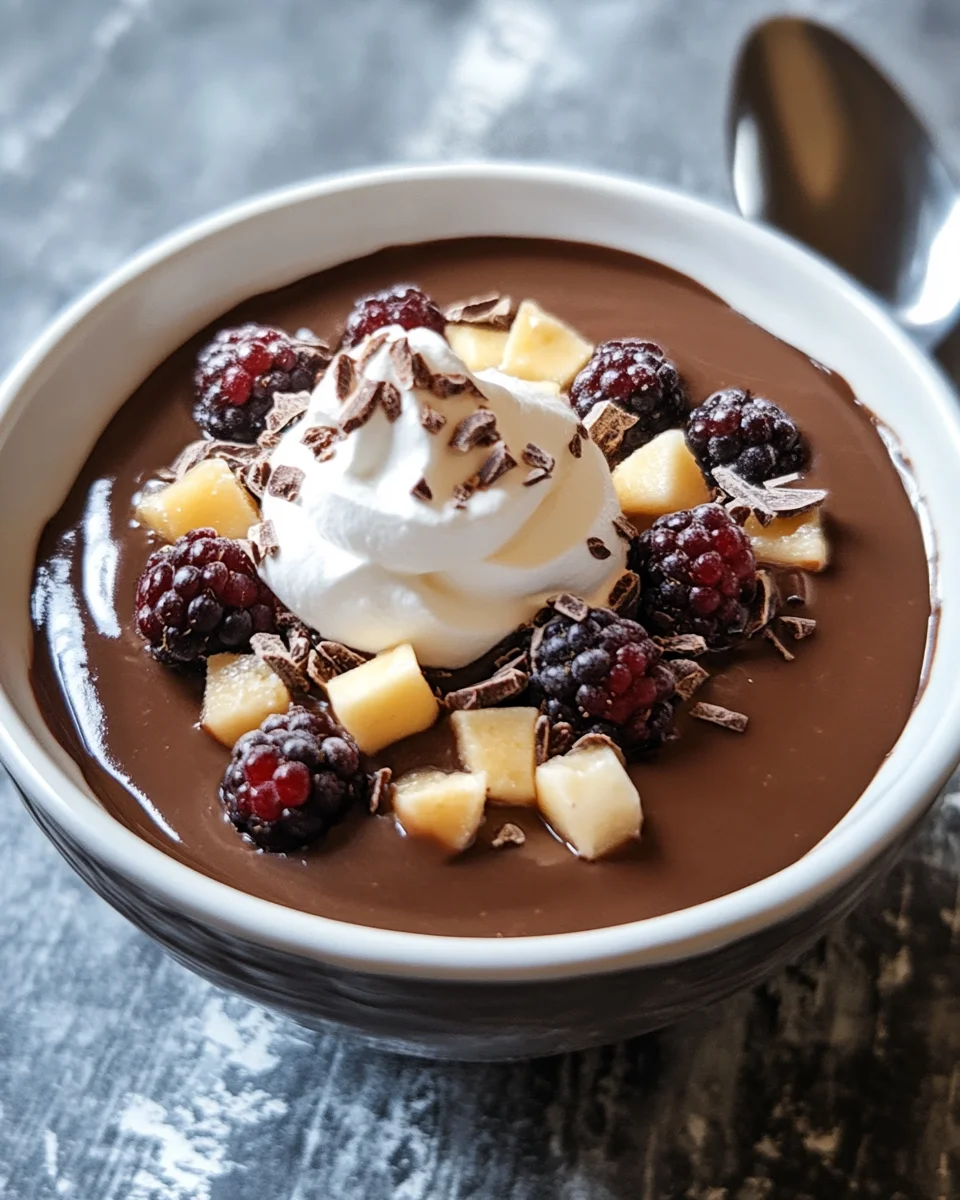 Cremiger Schokoladenpuddingbrei 22 Cremiger Schokoladenpuddingbrei