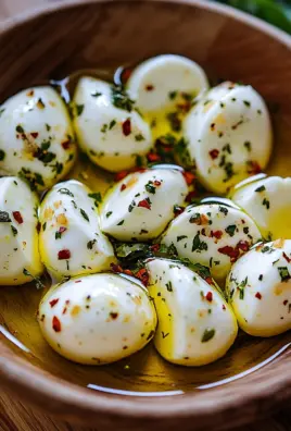Eingelegter Mozzarella