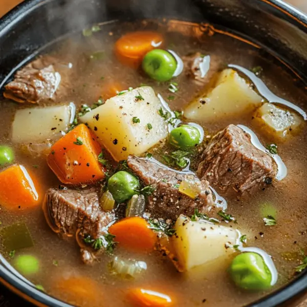 Gemüse Rindfleisch Suppe