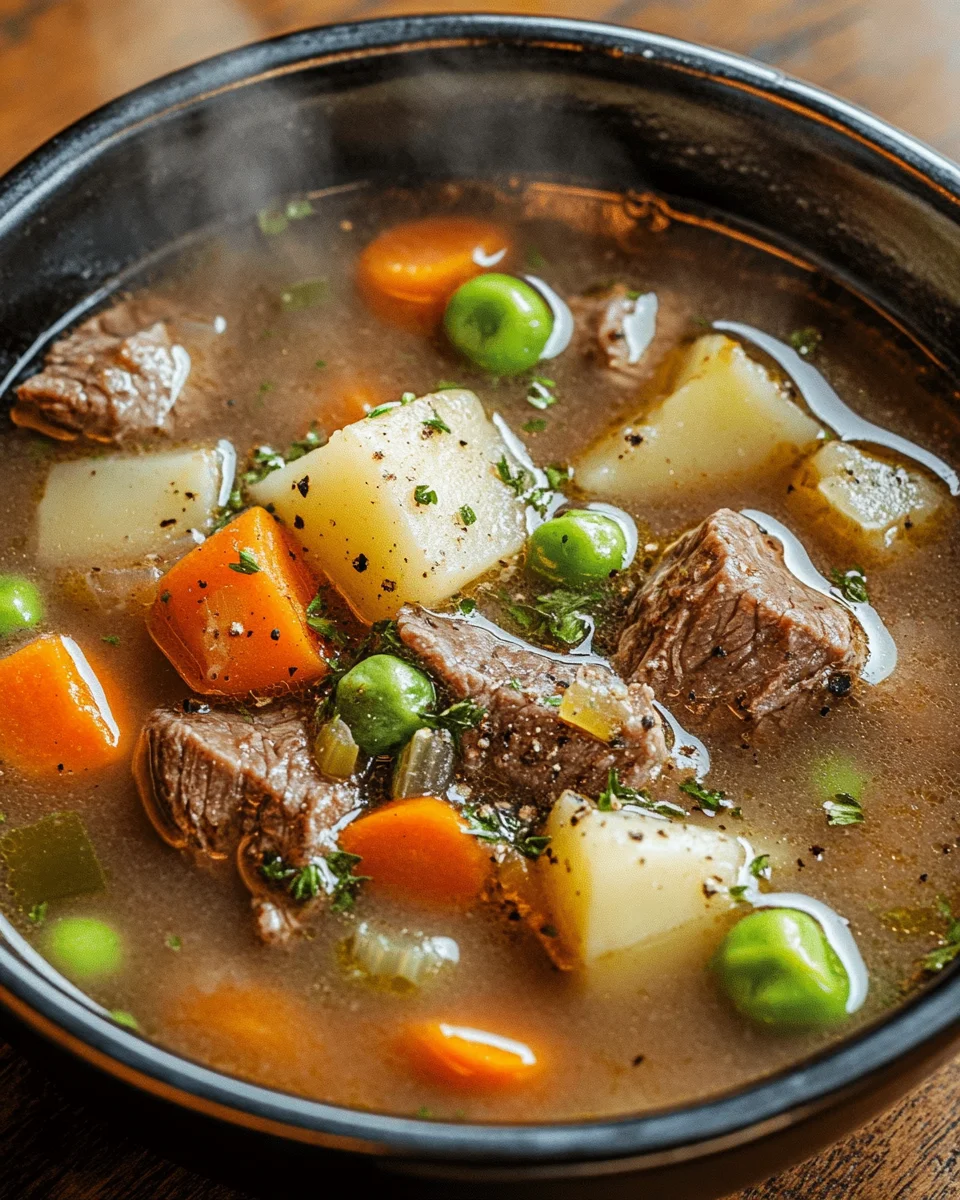 Gemüse Rindfleisch Suppe 24 Gemüse Rindfleisch Suppe