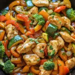 Gem&uuml;sepfanne mit H&auml;hnchen