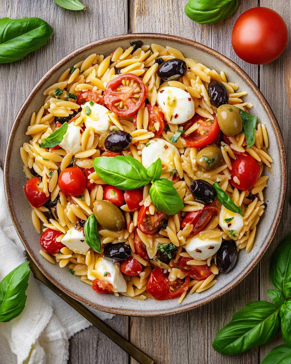 italienischer Orzo-Nudelsalat