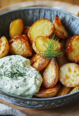 Kartoffelspalten mit Gurkendip 22 Kartoffelspalten mit Gurkendip
