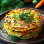 Keto Gem&uuml;se-Pfannkuchen