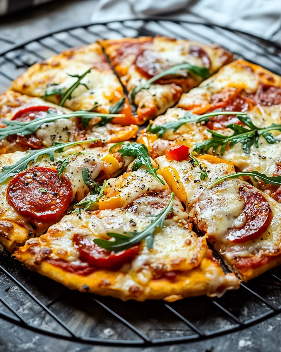 Low Carb Schüttelpizza 18 Low