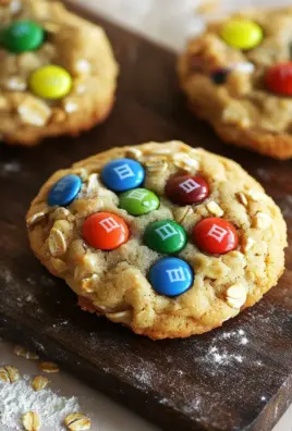 M&M-Cookies mit Haferflocken 27 M&M-Cookies mit Haferflocken