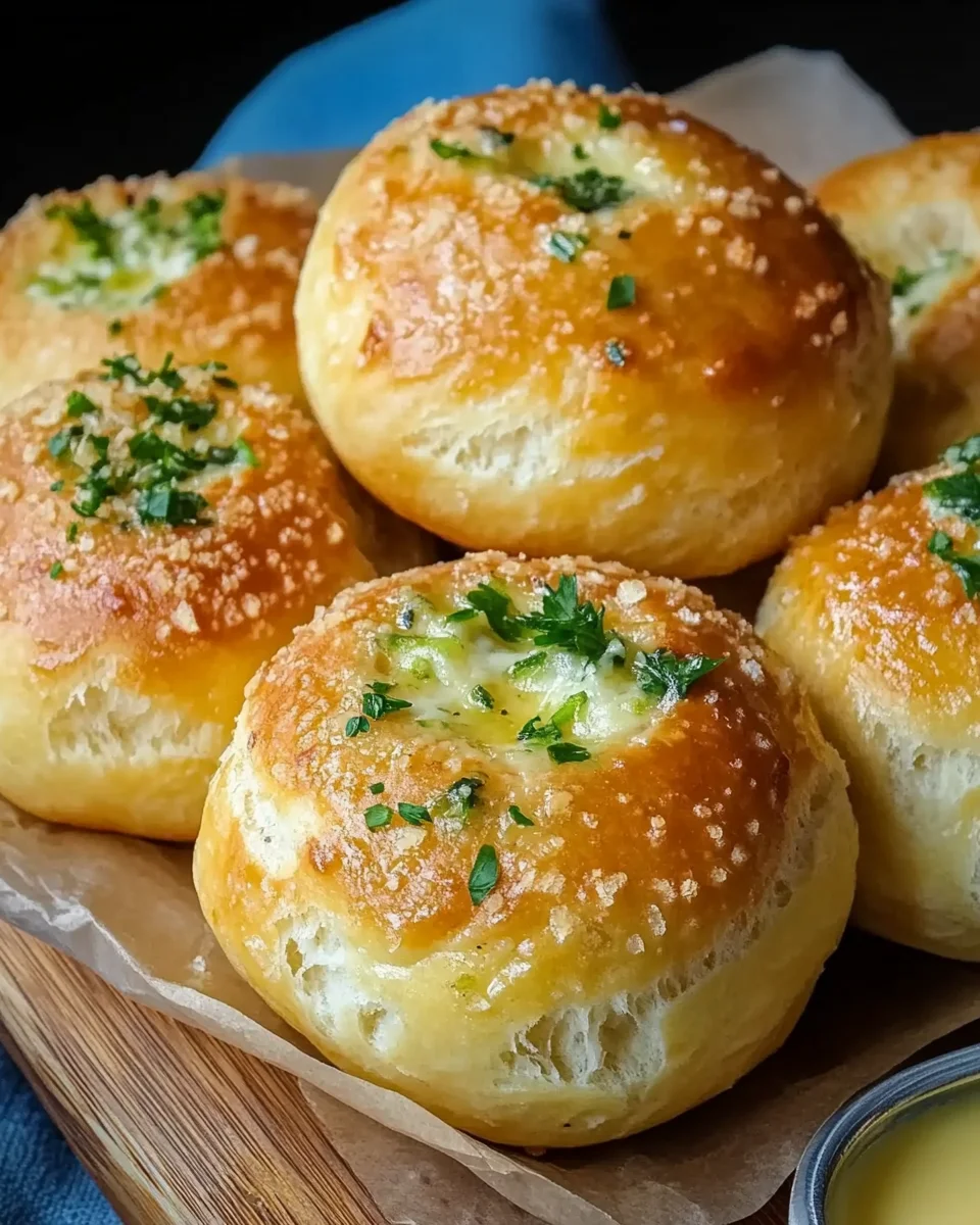 Megalecker Knoblauch Brötchen gefüllt mit Mozzarella Käse Rezept 23 Megalecker