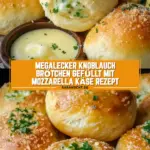 Megalecker Knoblauch Brötchen gefüllt mit Mozzarella Käse Rezept 22 Pinterest Hidden Image