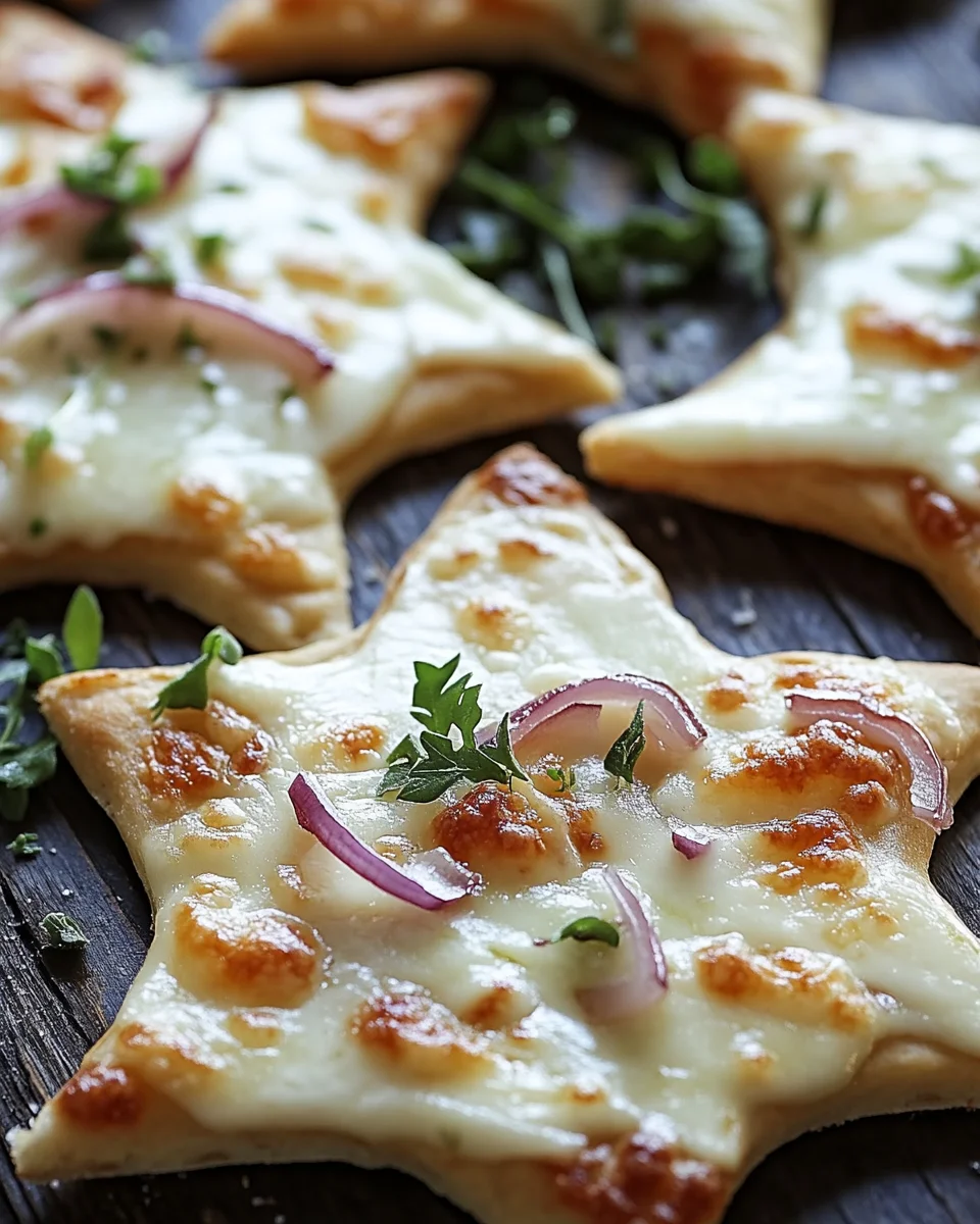 Mini-Flammkuchen-Sterne 19 Mini-Flammkuchen-Sterne