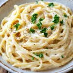 Pasta in K&auml;se Sahne So&szlig;e