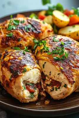 Pikante gefüllte Hühnerbrüste 35 Pikante gefüllte Hühnerbrüste
