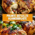 Pikante gefüllte Hühnerbrüste 24 Pinterest Hidden Image