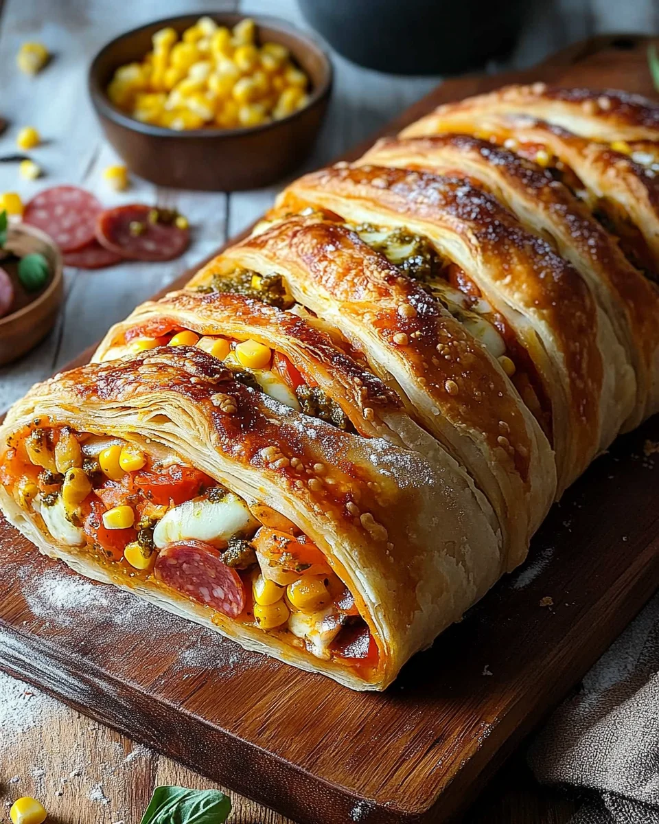 Pizza-Strudel aus fertigem Pizzateig 23 Pizza-Strudel aus fertigem Pizzateig