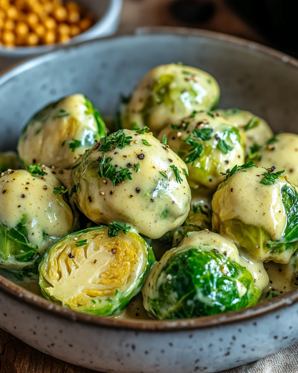 Rosenkohl in Frischkäse-Senfsauce 17 Rosenkohl