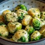 Rosenkohl in Frischk&auml;se-Senfsauce