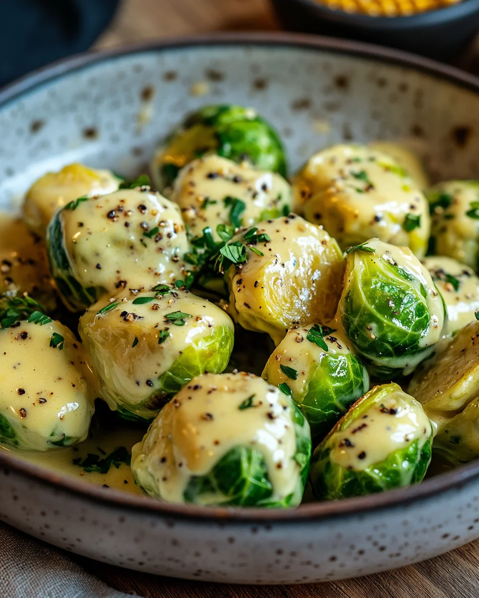 Rosenkohl in Frischkäse-Senfsauce 19 Rosenkohl in Frischkäse-Senfsauce
