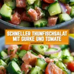 Schneller Thunfischsalat mit Gurke und Tomate 18 Pinterest Hidden Image