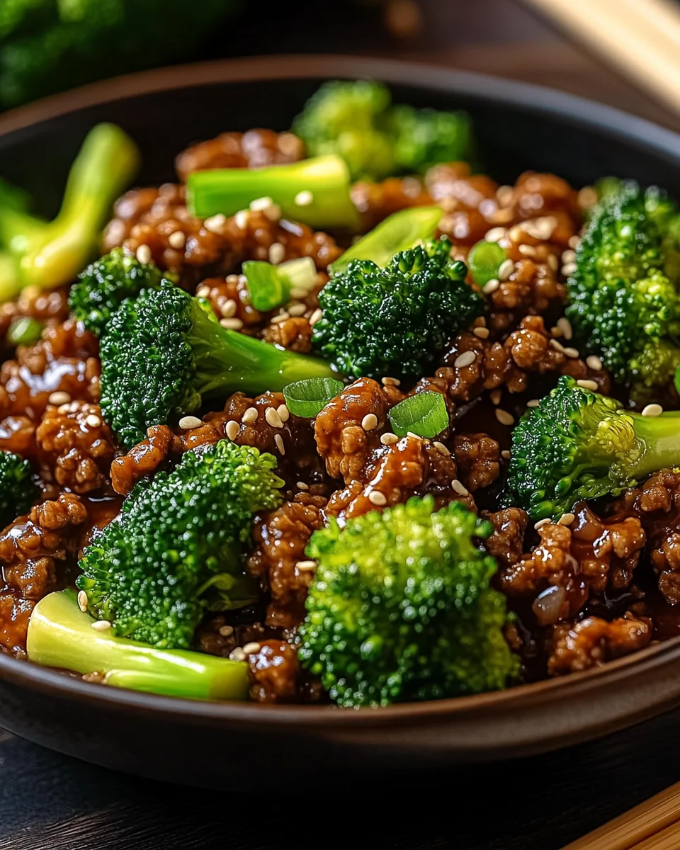 Teriyaki-Hackfleisch-Pfanne