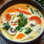 Thai-Kokos-Suppe mit Gem&uuml;se
