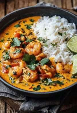 Aromatisches Garnelen Curry mit Kokosmilch und Reis 23 Aromatisches Garnelen Curry mit Kokosmilch und Reis