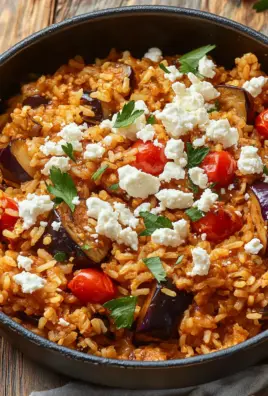 Auberginen-Reispfanne mit Feta 23 Auberginen-Reispfanne mit Feta