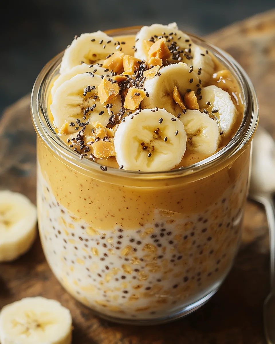 Bananen-Erdnussbutter