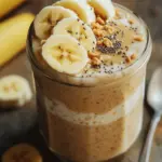 Bananen-Erdnussbutter Overnight Oats