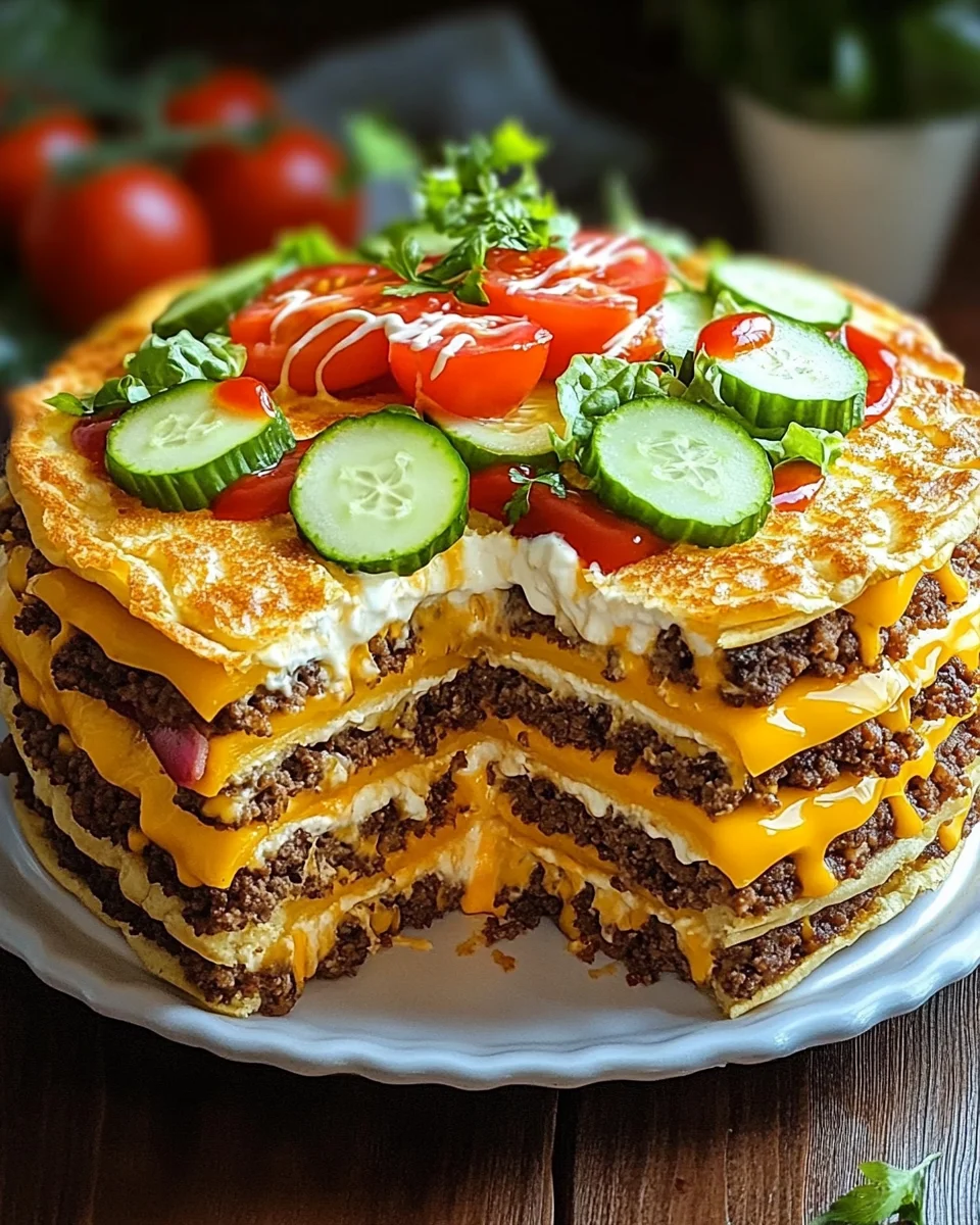 Cheeseburger-Torte 19 Cheeseburger-Torte