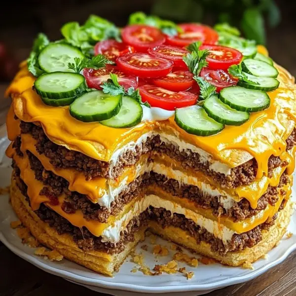Cheeseburger-Torte