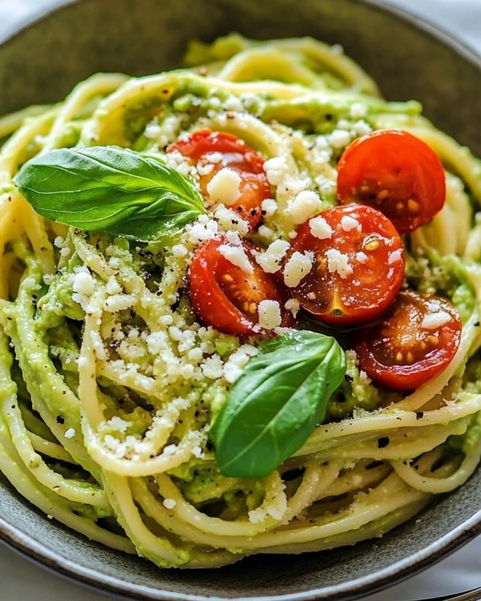 Cremige Avocado Pasta 19 Cremige
