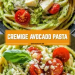 Cremige Avocado Pasta 18 Pinterest Hidden Image