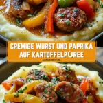 Cremige Wurst und Paprika auf Kartoffelpüree 18 Pinterest Hidden Image