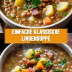 Einfache klassische Linsensuppe 20 Pinterest Hidden Image