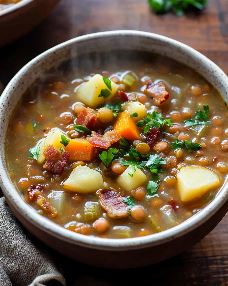 Einfache klassische Linsensuppe 21 Einfache
