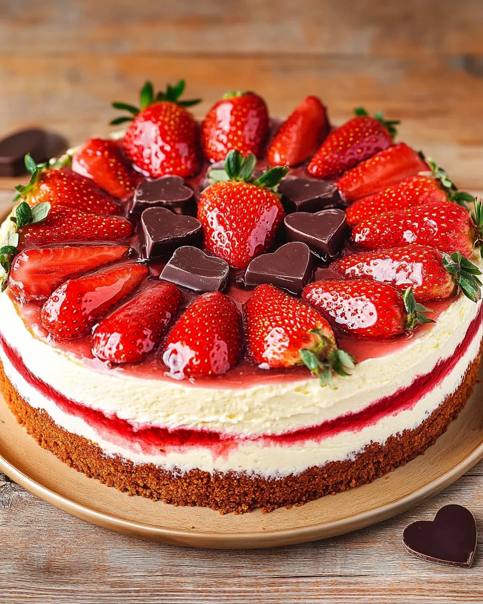 Erdbeertorte mit Joghurtcreme