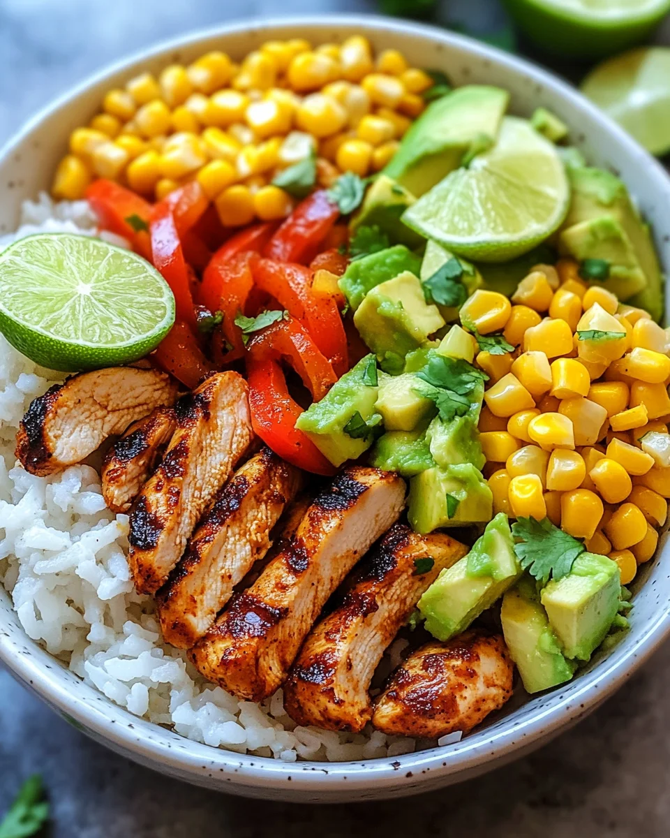 Fajita-Huhn-Burrito-Schüssel 27 Fajita-Huhn-Burrito-Schüssel