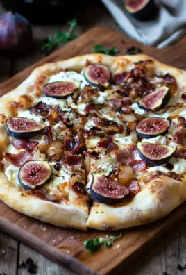 Feigen-Bacon-Pizza mit karamellisierten Zwiebeln und Balsamico 22 Feigen-Bacon-Pizza mit karamellisierten Zwiebeln und Balsamico