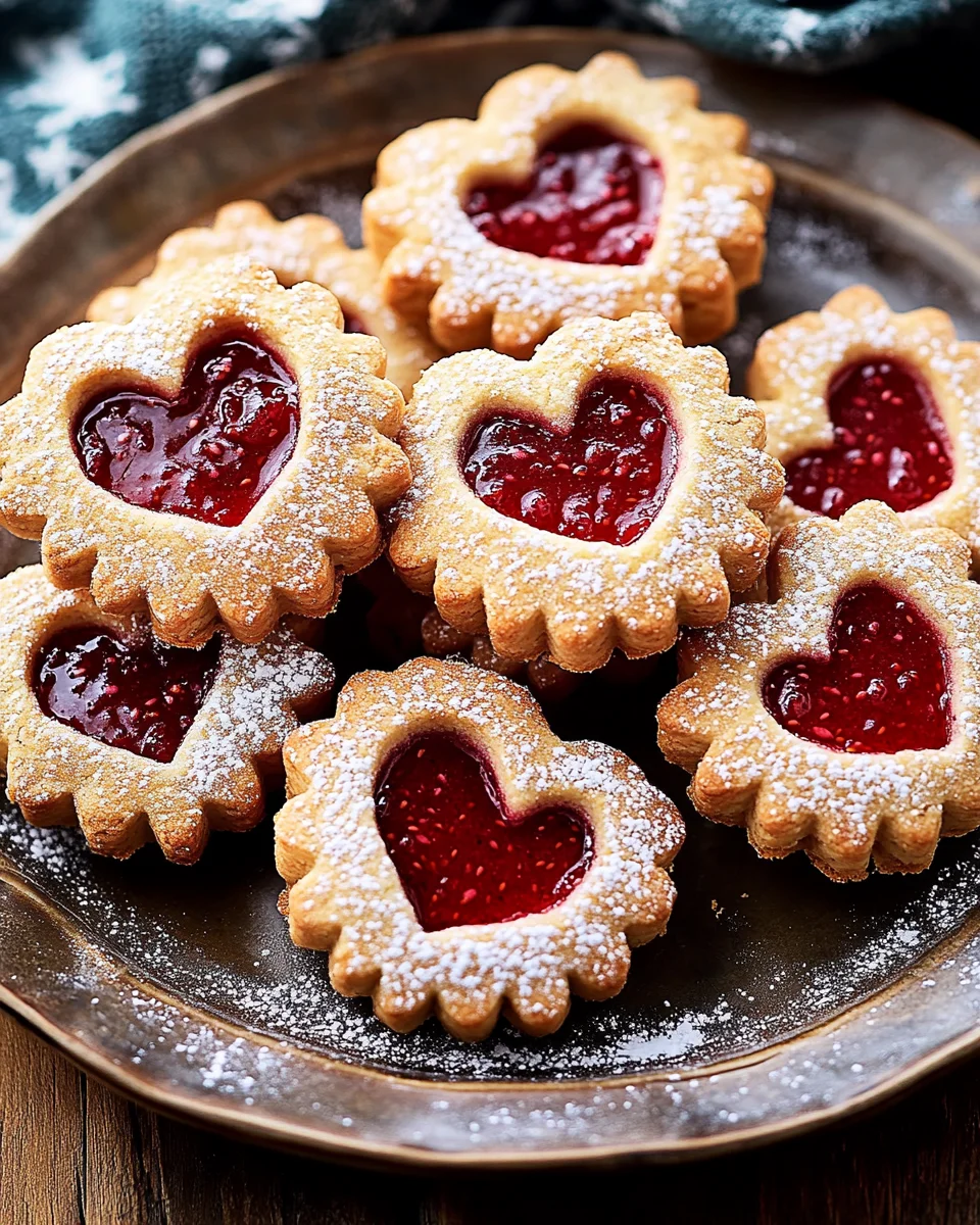 Feine Linzer-Plätzchen mit Marmelade 16 Feine