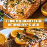 Gebackener Orangen-Lachs mit Honig-Senf-Glasur 18 Pinterest Hidden Image