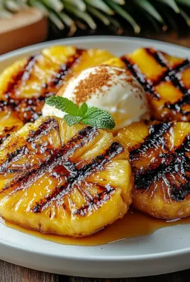 Gegrillte Ananas mit Honig & Zimt 22 Gegrillte Ananas mit Honig & Zimt