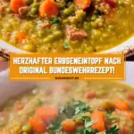 Herzhafter Erbseneintopf nach Original Bundeswehrrezept! 24 Pinterest Hidden Image