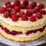 Himbeertorte mit Paradiescreme