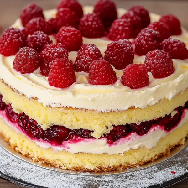 Himbeertorte mit Paradiescreme