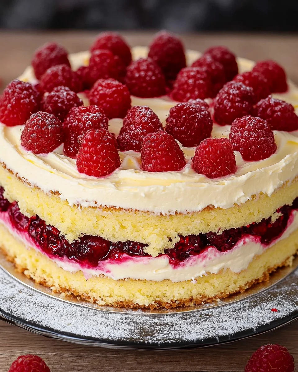 Himbeertorte mit Paradiescreme 28 Himbeertorte mit Paradiescreme