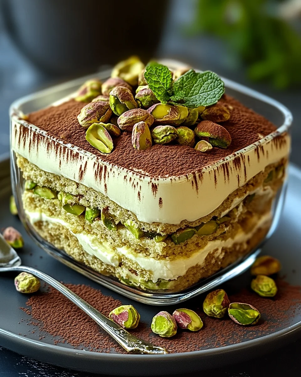 Himmlisches Pistazien-Tiramisu