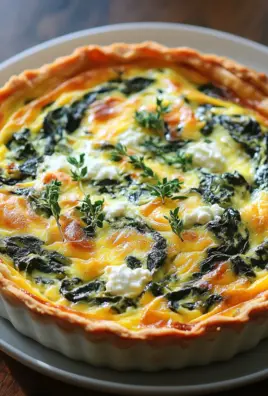 Hüttenkäse und Spinat Krustenlose Quiche 33 Hüttenkäse und Spinat Krustenlose Quiche